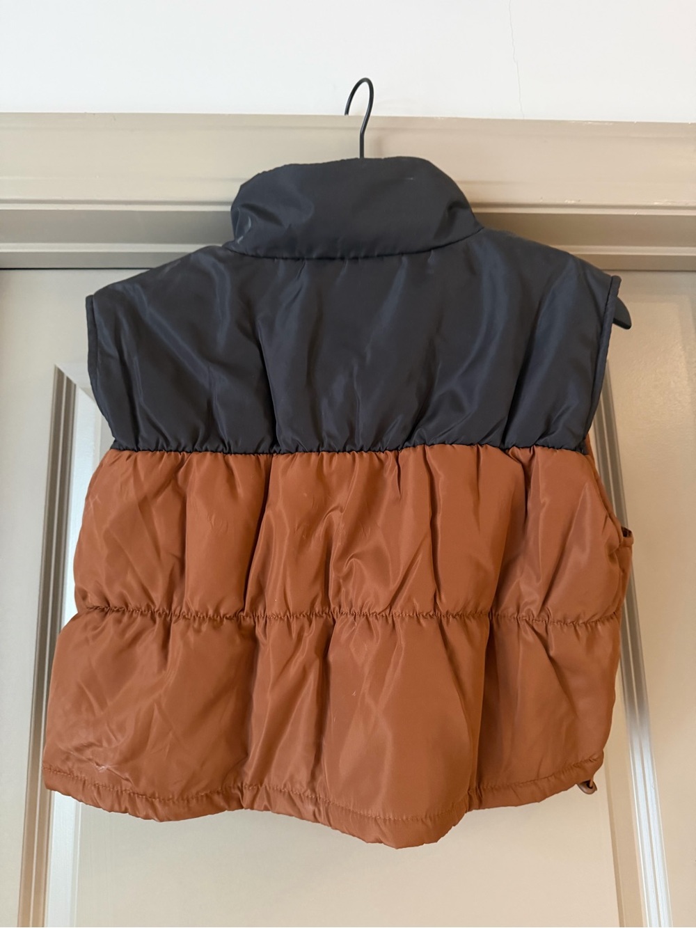 Women's Rust-Brown Puffer Jacket - Picture 2 of 4